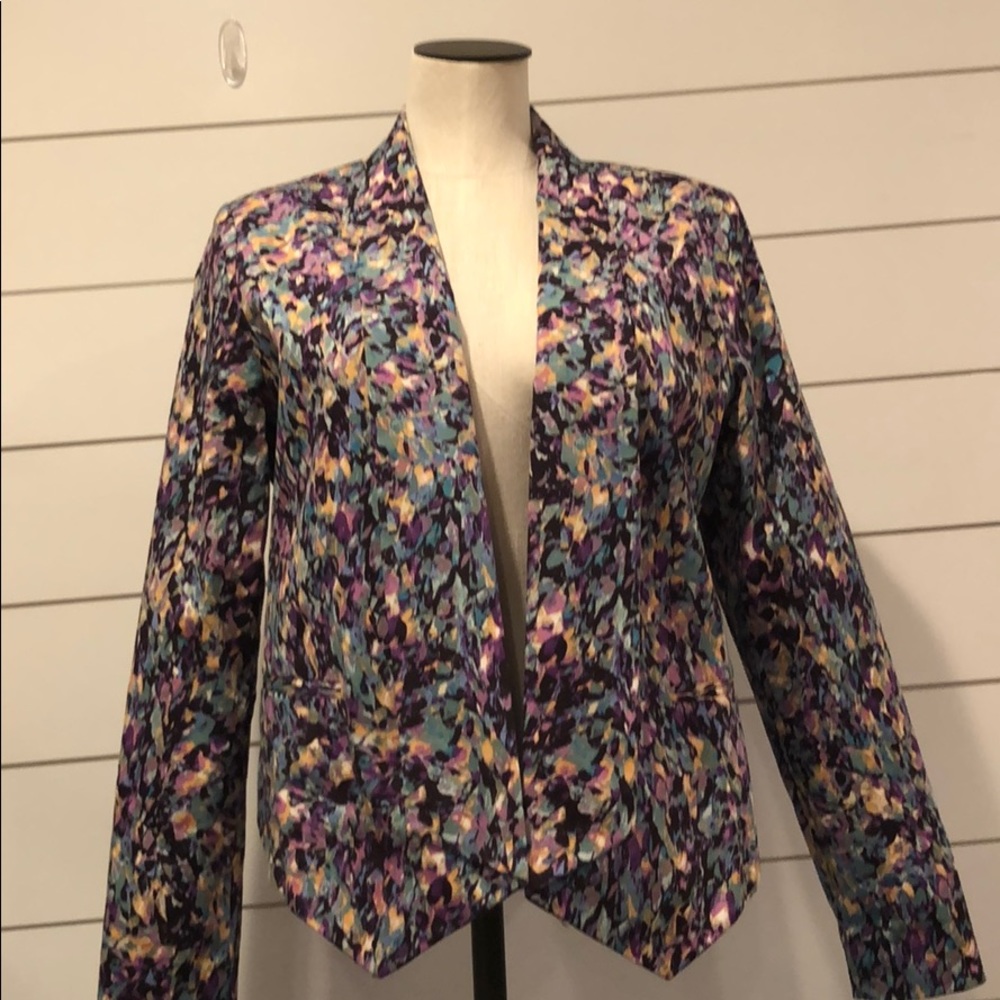 Mossimo Multi Color Blazer No Buttons - image 1